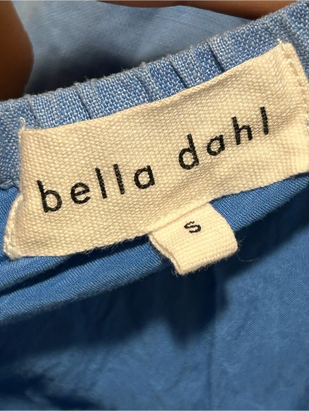 Anthropologie Bella Dahl Linen 100% Halter Neck Top , size Small - Picture 4 of 7